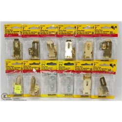 LOT OF SAFETY HASPS (2" AND 2.5")