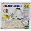 Image 1 : NEW BLACK & DECKER 250 WATT MIXER WITH BONUS