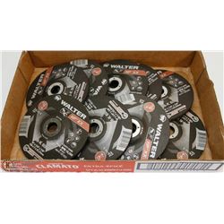 9 NEW WALTER HP XX STEEL CUTTING WHEELS