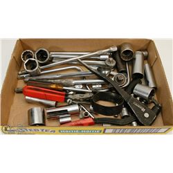 ESTATE TOOL LOT W/ RIVETER, LARGE HERBRAND 1 1/4"