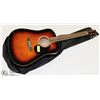 Image 1 : JAY SUNBURST GUITAR WITH SOFT CASE.