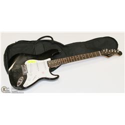 ELECTRIC JYPSY ROSE BLACK/RED TRIM GUITAR WITH