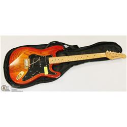 ELECTRIC JAY TURSER RED HOLD HARDWARE GUITAR WITH