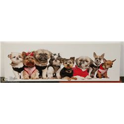 MULTI DOG PRINT ON CANVAS