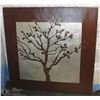 Image 1 : FOURBRO RED TREE 43"X43" CANVAS PICTURE.