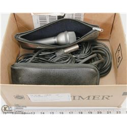 ELECTRONICS - 2 SHURE MICROPHONES AND CABLES