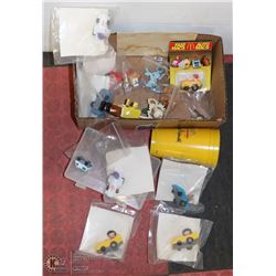 FLAT WITH MOSTLY MCDONALDS COLLECTIBLES