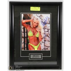 FRAMED WWE DIVA DEBRA MCMICHAEL SIGNED PHOTO