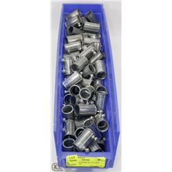 LARGE CONTAINER OF 1/2" EMT CONNECTORS