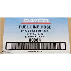 NEW CASE OF 3/8" X50' FUEL LINE HOSE