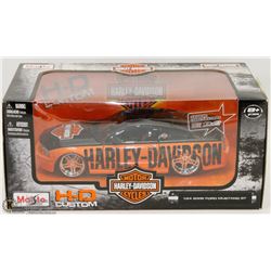 HARLEY DAVIDSON HD CUSTOM DIECAST.