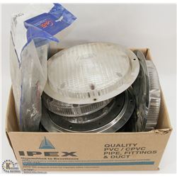 SIX 12V AUTOMOTIVE UTILITY LAMPS