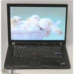 LENOVO T-SERIES WIN 7 LAPTOP W/ MS OFFICE/KODI TV