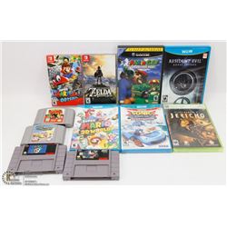 LOT OF ASSORTED VIDEO GAMES