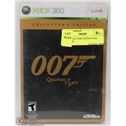 007  COLLECTORS EDITION FOR XBOX 360