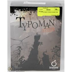 NEW TYPO MAN VIDEO GAME FOR PC