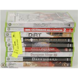 LOT OF XBOX 360 GAMES