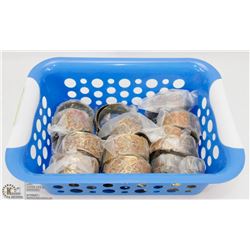 BASKET OF INDIAN BRACELETS