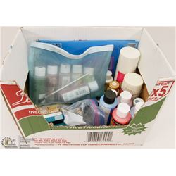 FLAT OF ART SUPPLIES