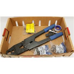 BOX W/DOUBLE PEX CRIMPER TOOL 1/2" AND