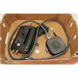 ROKU PLAYER WITH CABLES.