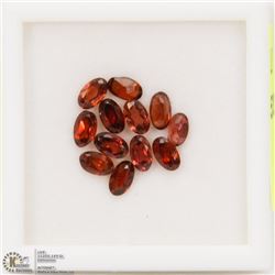 27) GENUINE GARNETS, OVALS, APPROX 4 CTS