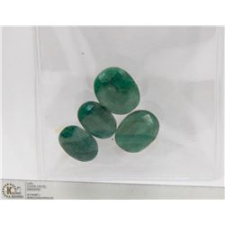 #141- NATURAL GREEN EMERALD GEMSTONE  35CT