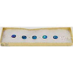 #62-AUSTRALIA FIRE OPAL GEMSTONE BRACELET
