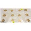 Image 1 : LOT OF 12 SEALED CANADA CENTENNIAL 1967 TOKENS