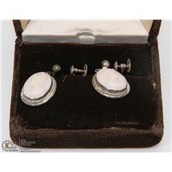 VINTAGE CAMEO EARRINGS