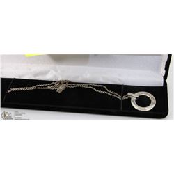 STERLING SILVER TIFFANY AND COMPANY PENDANT AND