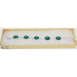 #70-NATURAL MALACHITE GEMSTONE BRACELET