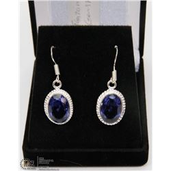 #50-TANZANITE GEMSTONE EARRINGS