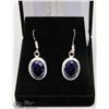 Image 1 : #50-TANZANITE GEMSTONE EARRINGS