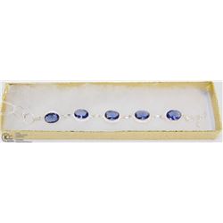 #51-TANZANITE GEMSTONE BRACELET