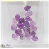Image 1 : #153-NATURAL PURPLE AMETHYST GEMSTONE  50CT