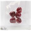 Image 1 : #133-NATURAL RED RUBY GEMSTONE  74CT