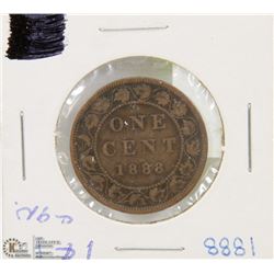 1888 CANADIAN 1 CENT COIN