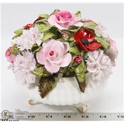 ROYAL ADDERLEY FLORAL BONE CHINA #'D DECOR