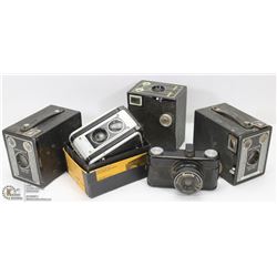 FLAT ASSORTED BROWNIE CAMERAS