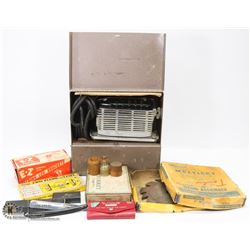 LOT OF VINTAGE MISC WOOD CARPENTRY ITEMS,