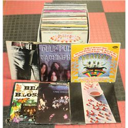 80 ROCK, PSYCH, BLUE AND ASSORTED VINYL LP RECORDS