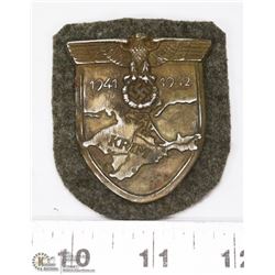 GERMAN WWII KREM 1941-1942 SLEEVE PATCH.