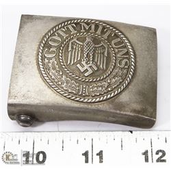GERMAN WII ARMY BELT BUCKLE MARKED ON BACK