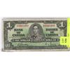 Image 1 : 1937 CANADIAN $1 BILL.