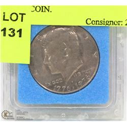 1776 - 1976 BI CENTENNIAL US HALF DOLLAR COIN.