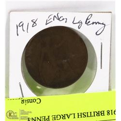1918 BRITISH LARGE PENNY