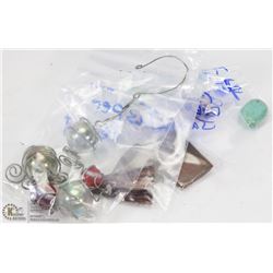 LOT OF 13 ASSORTED STONE PENDANTS