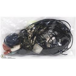 BAG OF NATURAL STONE NECKLACES