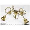 Image 1 : VINTAGE BRASS LIGHT FIXTURE
